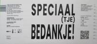 BE+ER, Speciaal (tje) Bedankje !