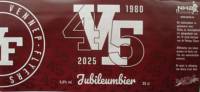 Noord-Hollandse Bierbrouwerij B.V., VF 45 jubileumbier