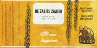 Noord-Hollandse Bierbrouwerij B.V., De Zalige Zaaier Blond bier van 't land