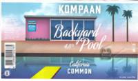 Kompaan Dutch Craft Beer Company, Backyard Pool  California Common