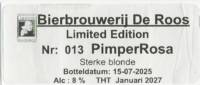 Bierbrouwerij De Roos Anno 1877, PimperRosa