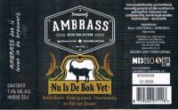 Ambrass Bierbrouwerij, Nu Is De Bok Vet