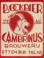 Cambrinus Brouwerij (Etten), Bockbier