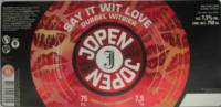 Jopen B.V., Say it Wit Love Dubbel Witbier