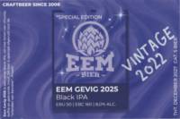 Brouwerij Eembier, Eem Gevig 2025 Black IPA