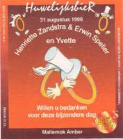 Bierbrouwerij Het Brouwcafé, Huwelijksbier Zandstra en Spelier