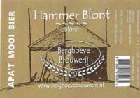 Berghoeve Brouwerij, Hammer Blont Blond