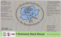 Gooimeer Brouwerij, 't Ereveens Sterk Blond