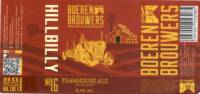 Boeren Brouwers, Hillbilly Farmhouse Ale nr 16