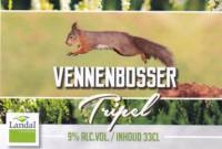 Buitenlandse bieren voor Nederlandse markt (etiket Nederlandse plaatsnaam), Vennenbosser Tripel