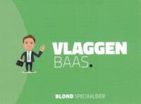 Buitenlandse bieren voor Nederlandse markt (etiket Nederlandse plaatsnaam), Vlaggen Baas Blond