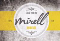 Buitenlandse bieren voor Nederlandse markt (etiket Nederlandse plaatsnaam), Mirell Blond Bier