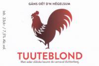 Buitenlandse bieren voor Nederlandse markt (etiket Nederlandse plaatsnaam), Tuuteblond