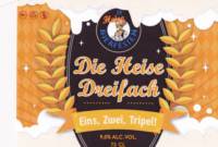 Buitenlandse bieren voor Nederlandse markt (etiket Nederlandse plaatsnaam), Die Heisse Dreifach