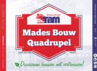 Buitenlandse bieren voor Nederlandse markt (etiket Nederlandse plaatsnaam), Mades Bouw Quadrupel