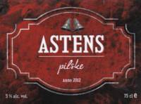Buitenlandse bieren voor Nederlandse markt (etiket Nederlandse plaatsnaam), Astens Pilske