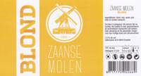 Buitenlandse bieren voor Nederlandse markt (etiket Nederlandse plaatsnaam), Zaanse Molen Blond