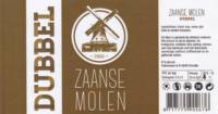 Buitenlandse bieren voor Nederlandse markt (etiket Nederlandse plaatsnaam), Zaanse Molen Dubbel