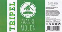Buitenlandse bieren voor Nederlandse markt (etiket Nederlandse plaatsnaam), Zaanse Molen Tripel