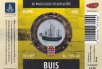 Buitenlandse bieren voor Nederlandse markt (etiket Nederlandse plaatsnaam), De Maassluise Vissersvloot Buis