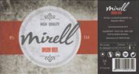 Buitenlandse bieren voor Nederlandse markt (etiket Nederlandse plaatsnaam), Mirell Bruin Bier