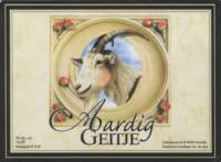 Buitenlandse bieren voor Nederlandse markt (etiket Nederlandse plaatsnaam), Aardig Geitje