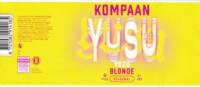 Kompaan Dutch Craft Beer Company, Yusu Blonde