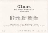 Tommie Sjef Wild Ales, Olasz
