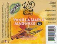 Brouwerij Klein Duimpje, Vanilla Maple Madness 5.0 Glutenvrij