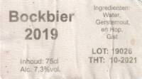 Brouwerij Van de Oirsprong, Bockbier 2019