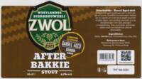 Westlandse Bierbrouwerij ZWOL, After Bakkie Stout Barrel Aged Bourbon