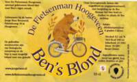 Jonge Beer Bierbrouwerij, Ben's Blond