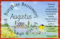 Burg Bier Brouwerij, #Augustus 2007