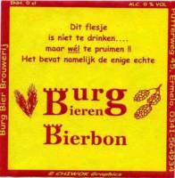 Burg Bier Brouwerij, Burg Bieren Bierbon