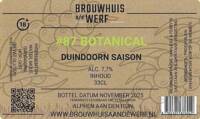 Brouwhuis aan de Werf, #87 Botanical Duindoorn Saison