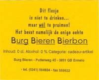 Burg Bier Brouwerij, Burg Bieren Bierbon