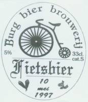 Burg Bier Brouwerij, Fietsbier 10 mei 1997