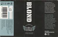 Brouwerij Vrijstad, Blond