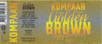 Kompaan Dutch Craft Beer Company, Golden Brown Hoppy Brown Ale