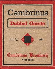 Cambrinus Brouwerij (Etten), Dubbel Gerste