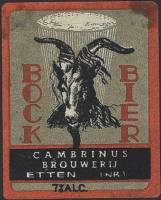 Cambrinus Brouwerij (Etten), Bock Bier