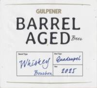 Gulpener Bierbrouwerij, Barrel Aged Beer Whiskey Bourbon Quadrupel