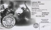 Brouwerij IJssel, Lemon Wit