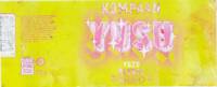 Kompaan Dutch Craft Beer Company, Yusu Yuzu Blonde