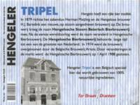 Buitenlandse bieren voor Nederlandse markt (etiket Nederlandse plaatsnaam), Hengeler Tripel