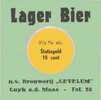 Brouwerij Cevelum, Lager Bier