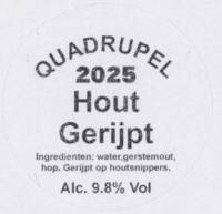 Brouwerij Van de Oirsprong, Quadrupel 2025 Hout Gerijpt