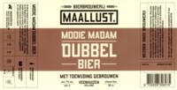 Bierbrouwerij Maallust, Mooie Madam Dubbel Bier