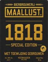 Bierbrouwerij Maallust, 1818 special Edition