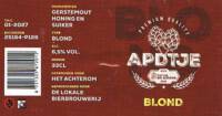 De Lokale Brouwerij, Apdtje  Blond